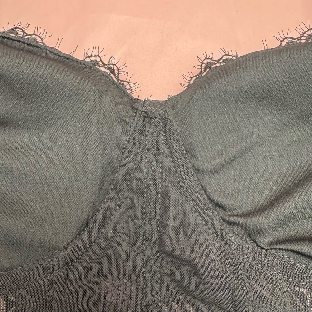 Madden NYC Black Lace Bustier – Size L (11–13) – NWT, Wireless - Picture 9 of 15